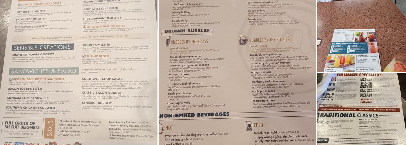Another Broken Egg Cafe Menu