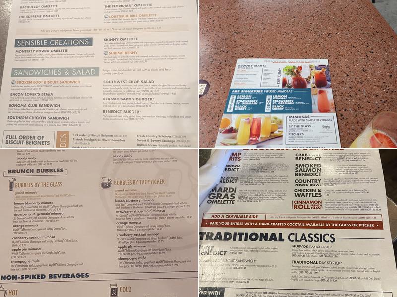 Another Broken Egg Cafe Menu