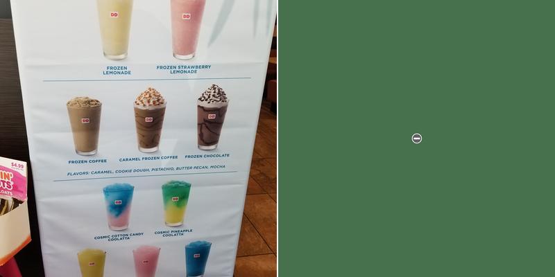 Dunkin' Menu