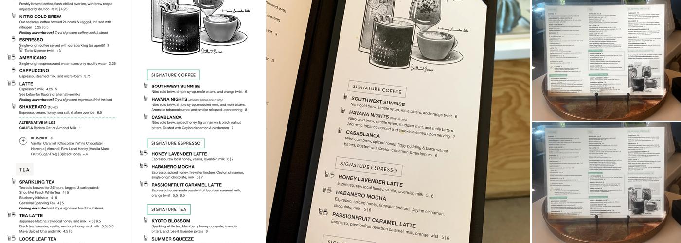 PROVISION Menu
