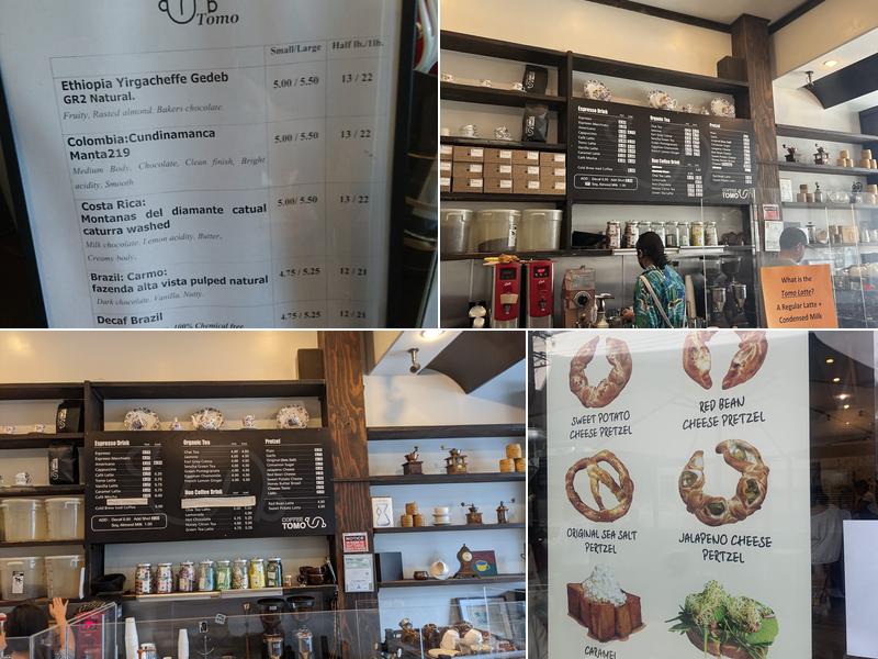 Coffee Tomo Menu