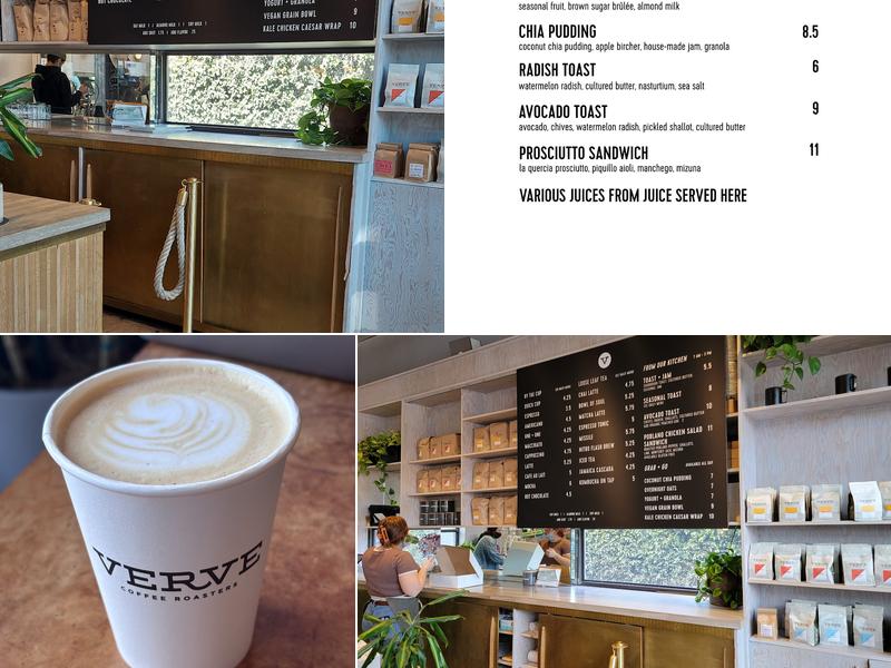 Verve Coffee Roasters Menu
