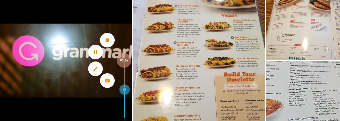 IHOP Menu