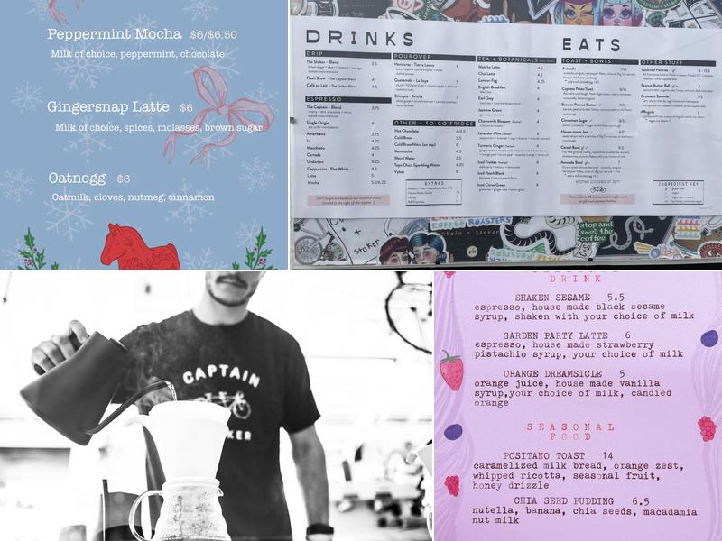 Captain + Stoker Menu