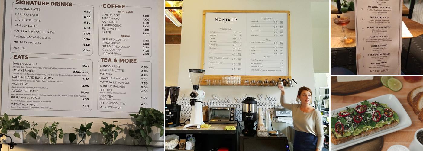 Moniker General Menu
