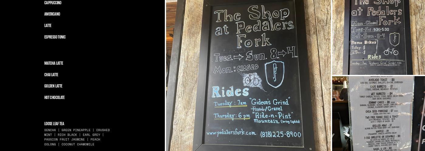 10 Speed Coffee Menu