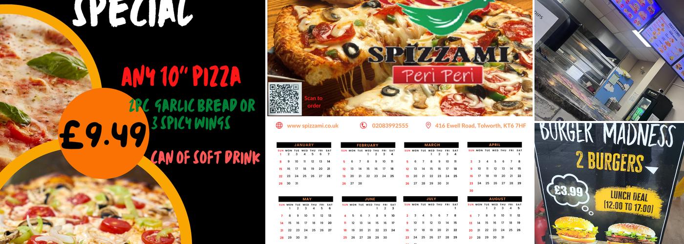 Spizzami Peri Peri Menu