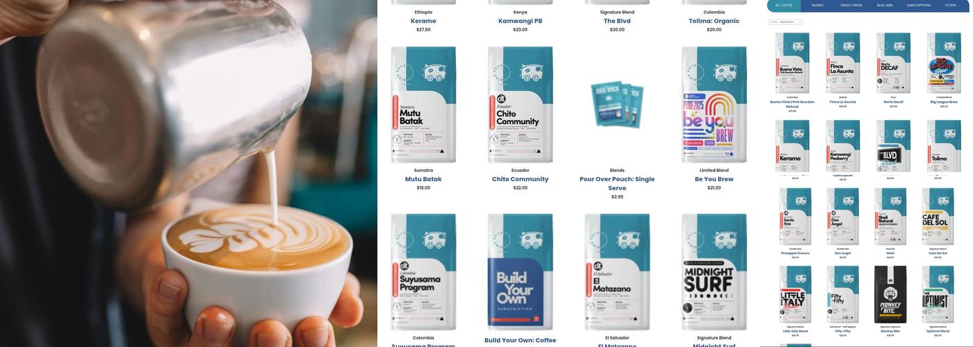 Bird Rock Coffee Roasters - Torrey Pines Menu