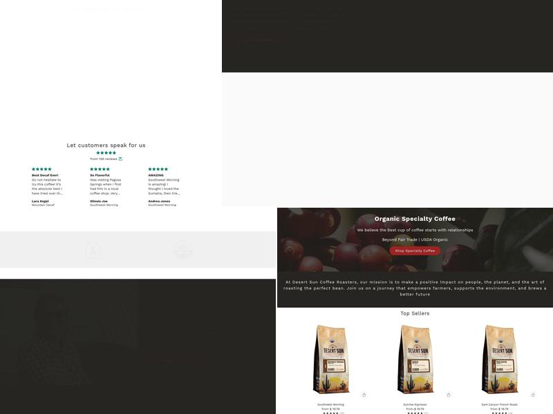 Desert Sun Coffee Roasters Menu