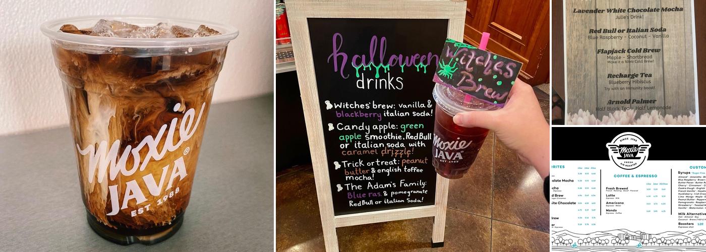 Moxie Java Bistro Menu