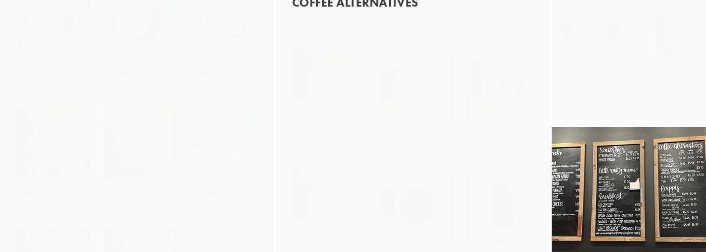 The Coffeesmith Menu