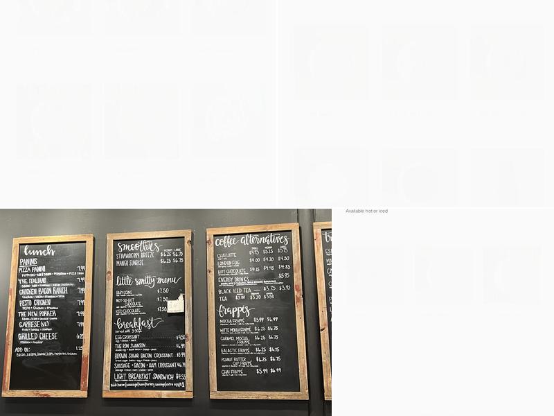 The Coffeesmith Menu