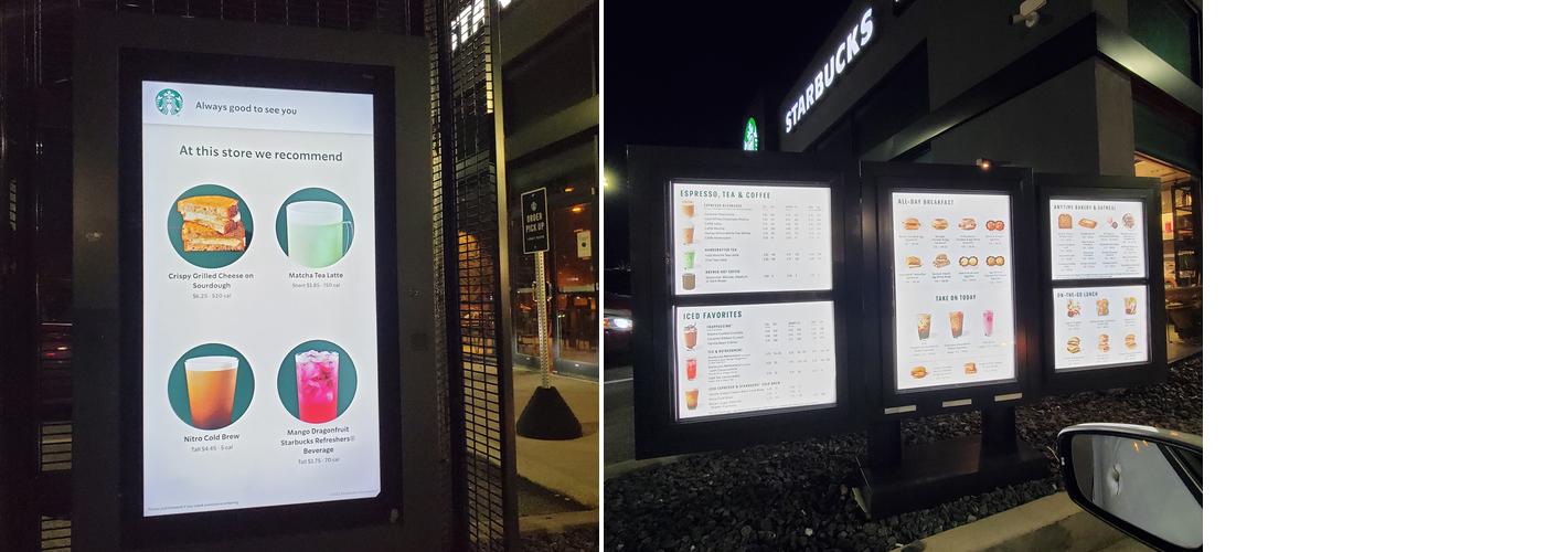 Starbucks Menu