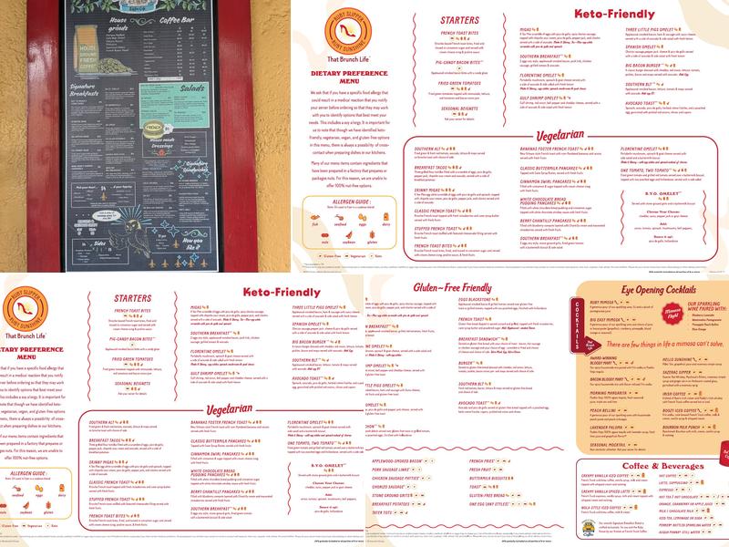 Ruby Slipper Cafe Menu