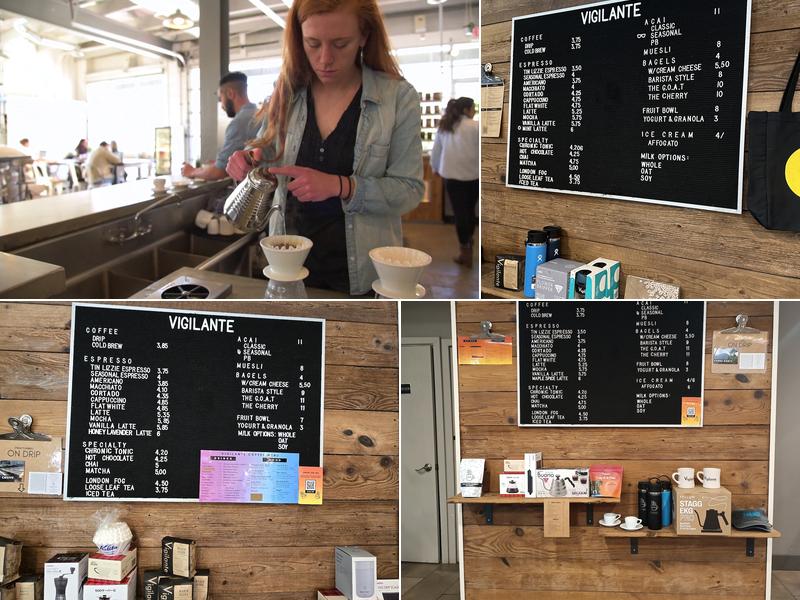Vigilante Coffee College Park Menu