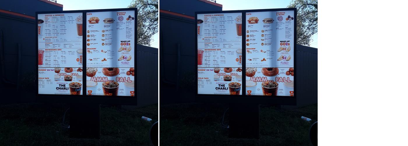 Dunkin' Menu