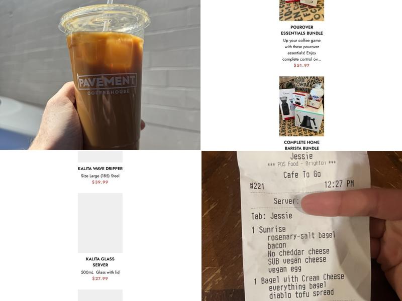 Pavement Coffeehouse - Brighton Menu