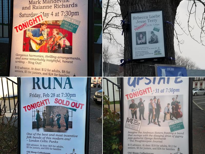 Old Sloop Presents Menu