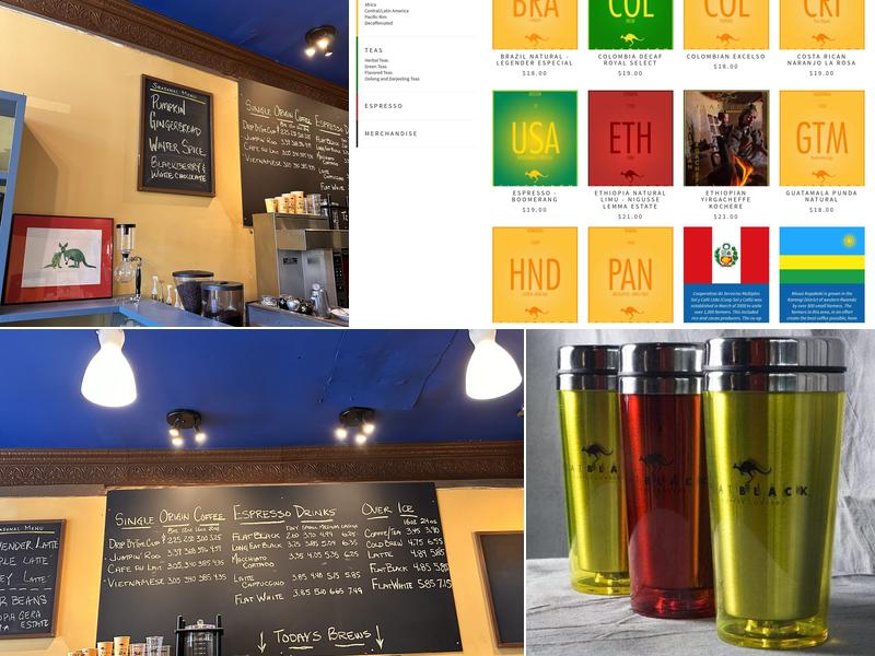 Flat Black Coffee Menu