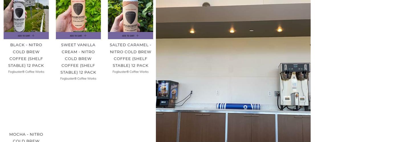 fogbustercoffee.com Menu