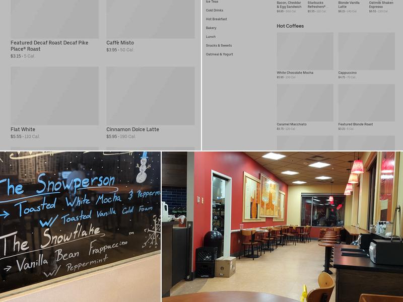 Starbucks Menu