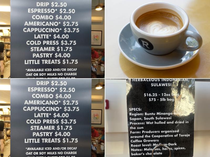 Roots Roasting Menu