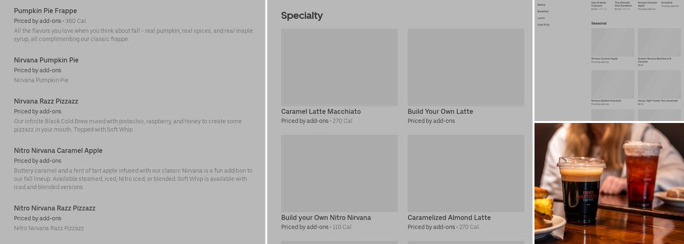 Dunn Brothers Coffee Menu