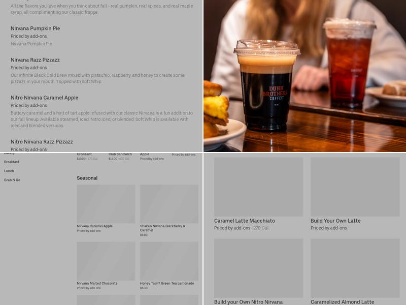 Dunn Brothers Coffee Menu