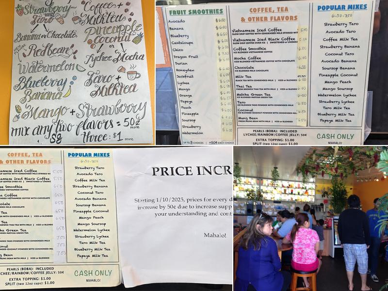 Thắng's French Coffee & Bubble Tea Menu