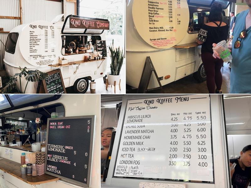 Kind Koffee Company Menu