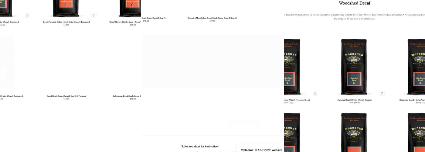 Woodshed Roasting Company Menu