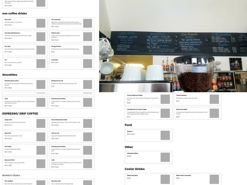 Fair Grounds Coffee Menu