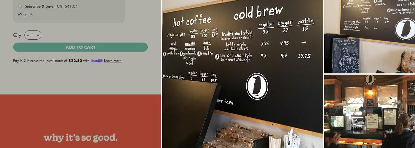 Rook Coffee Menu