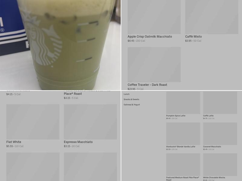 Starbucks Menu