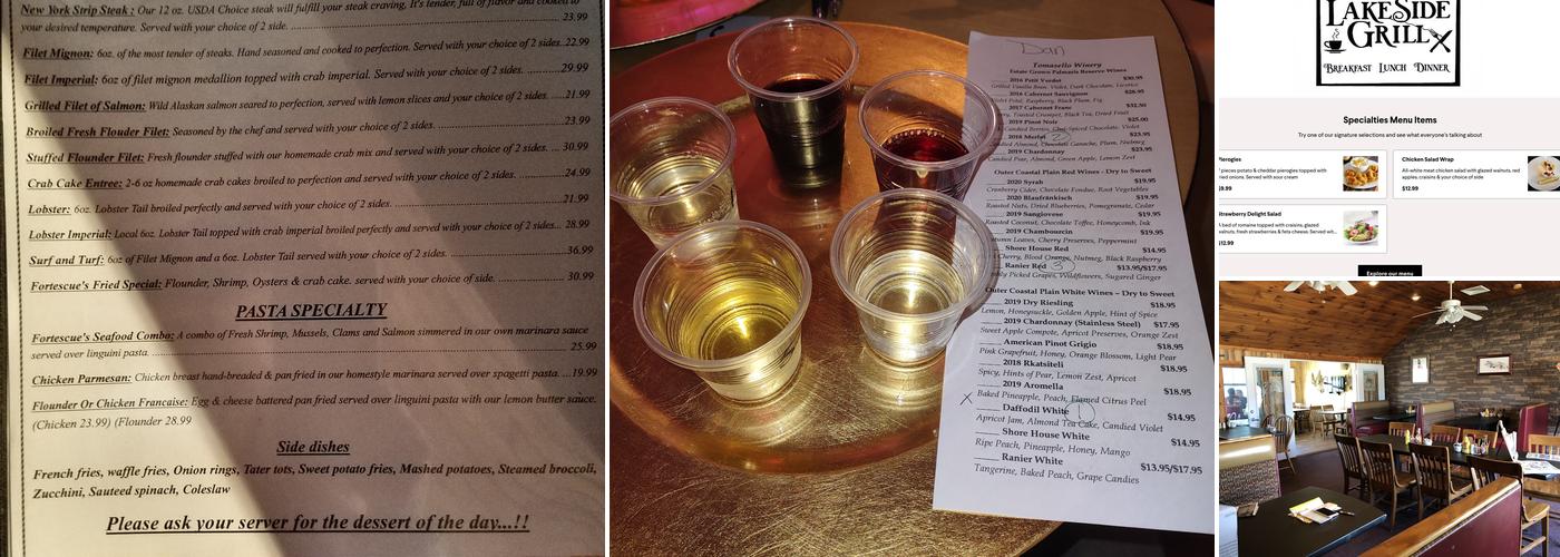 Lakeside Grill Menu