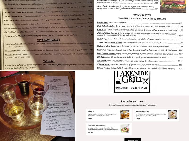 Lakeside Grill Menu