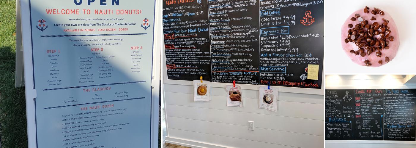 Nauti Donuts Menu