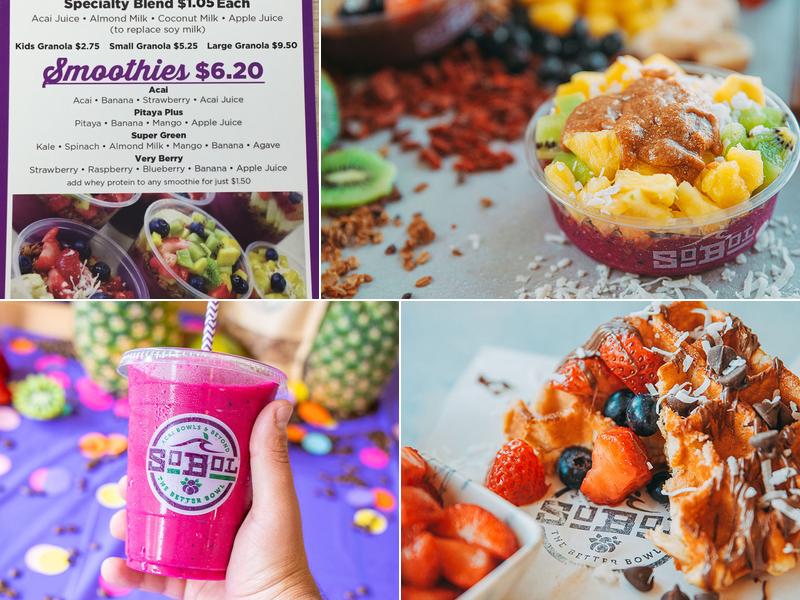 SoBol Long Beach Menu