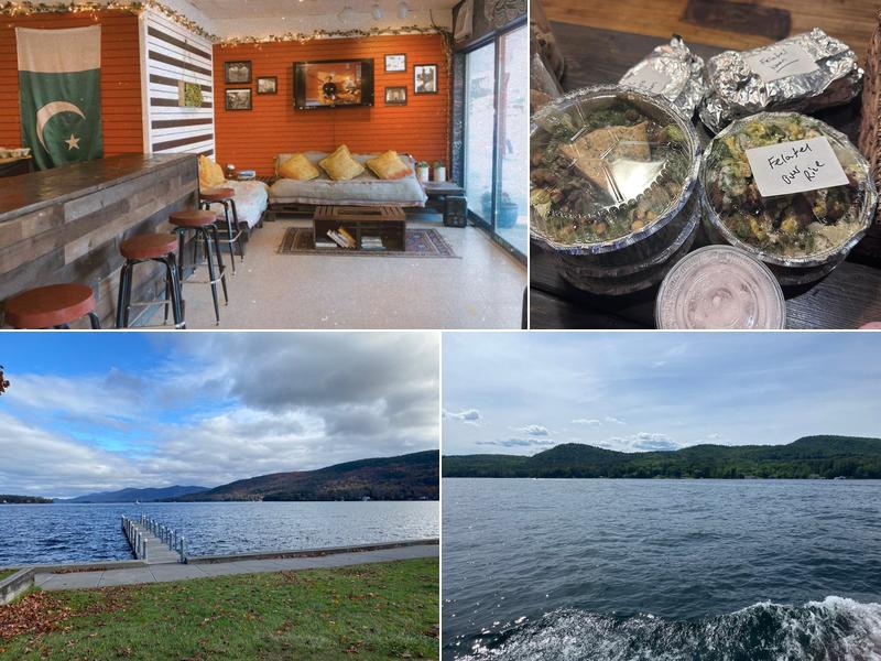 Alif Cafe on the Lake George Beach