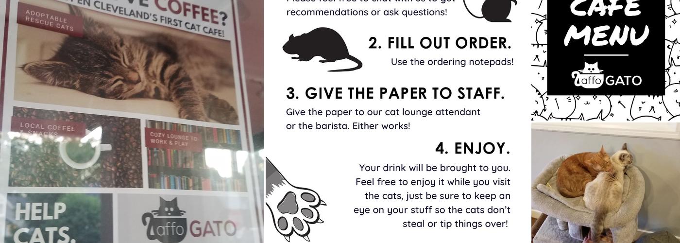 affoGATO Cat Cafe Menu