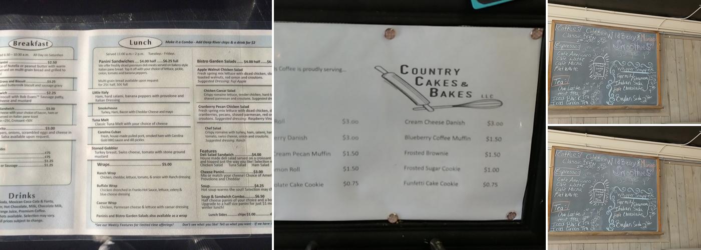 Two Hands Coffee and Creative Studio Menu