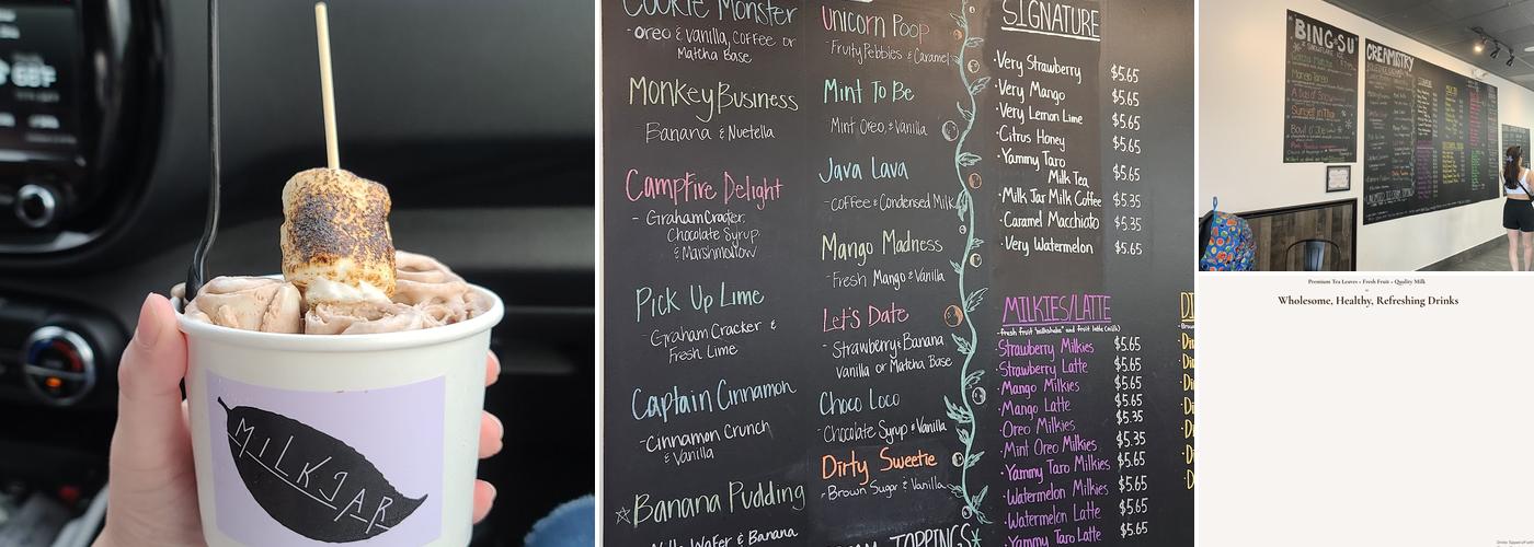 Milk Jar Hyde Park Menu