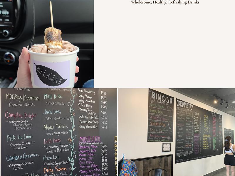 Milk Jar Hyde Park Menu