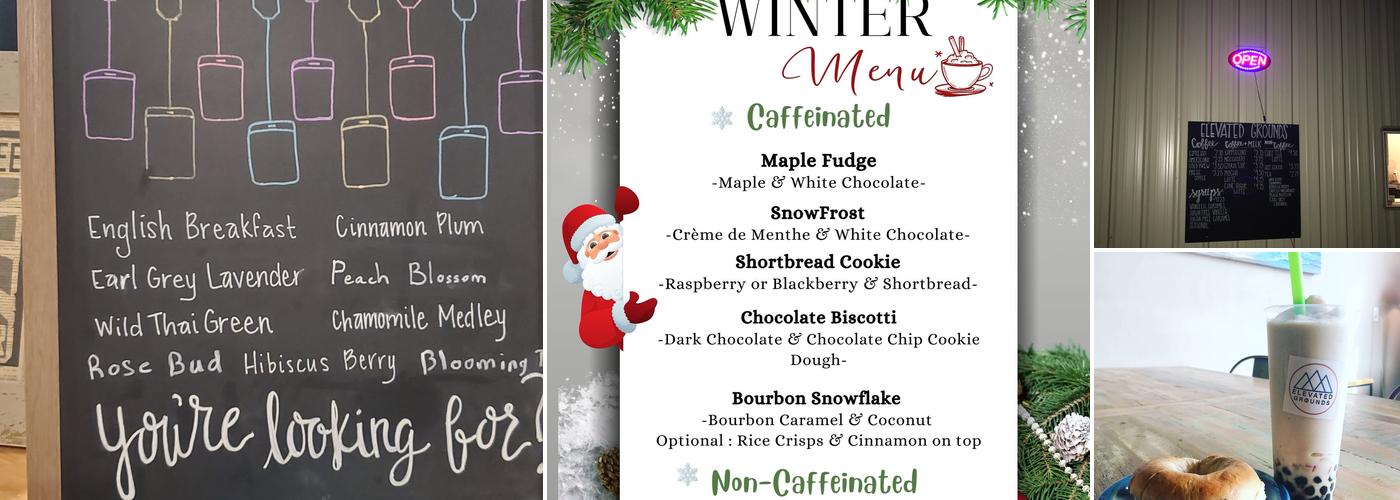 Elevated Grounds Menu