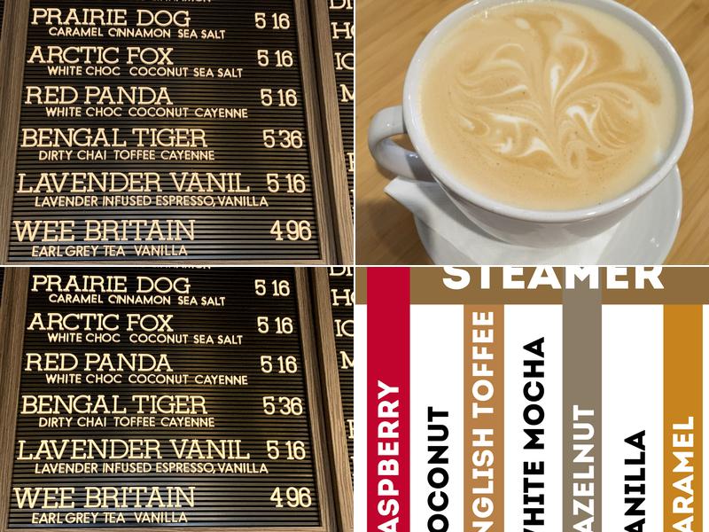 Serve Coffee & Community Menu