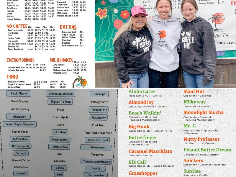 The Coffee Hut Menu