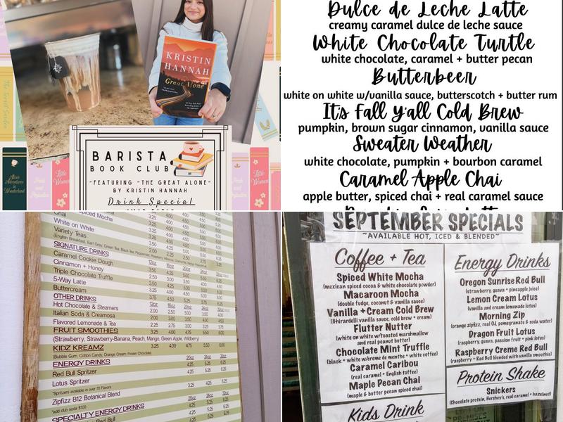 Antlers Espresso Menu