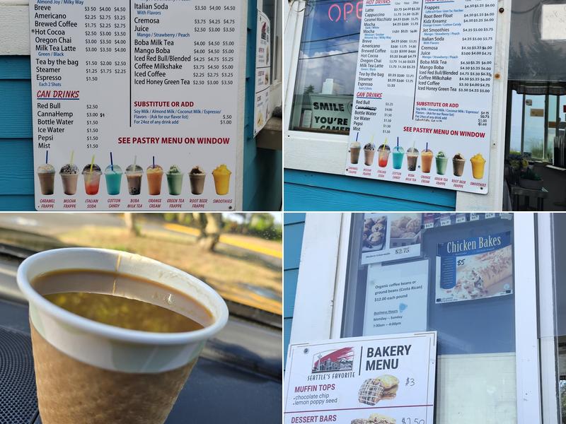 Bonnie's Espresso Menu