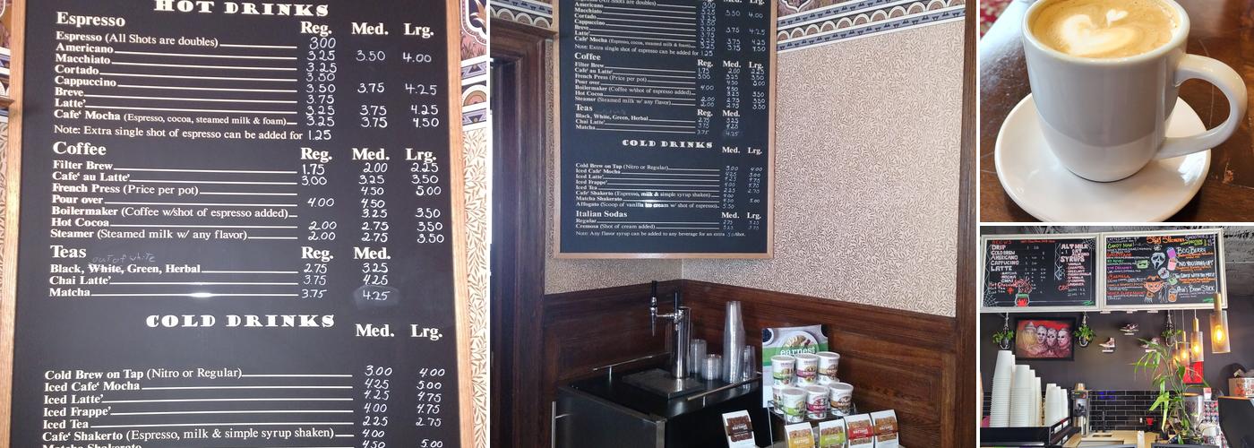 Backhouse Café Coffee & Tea Menu