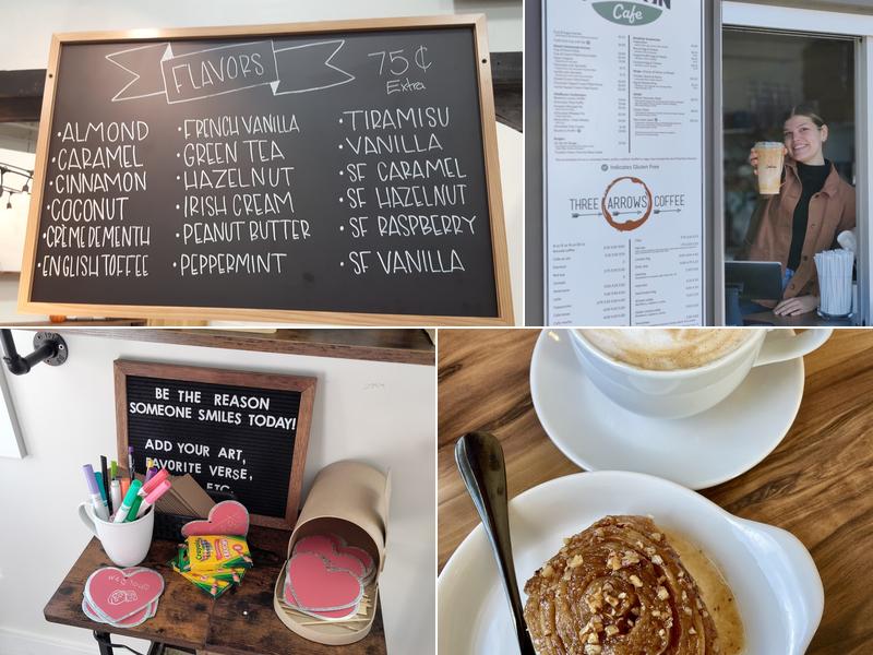 Three Arrows Coffee Menu